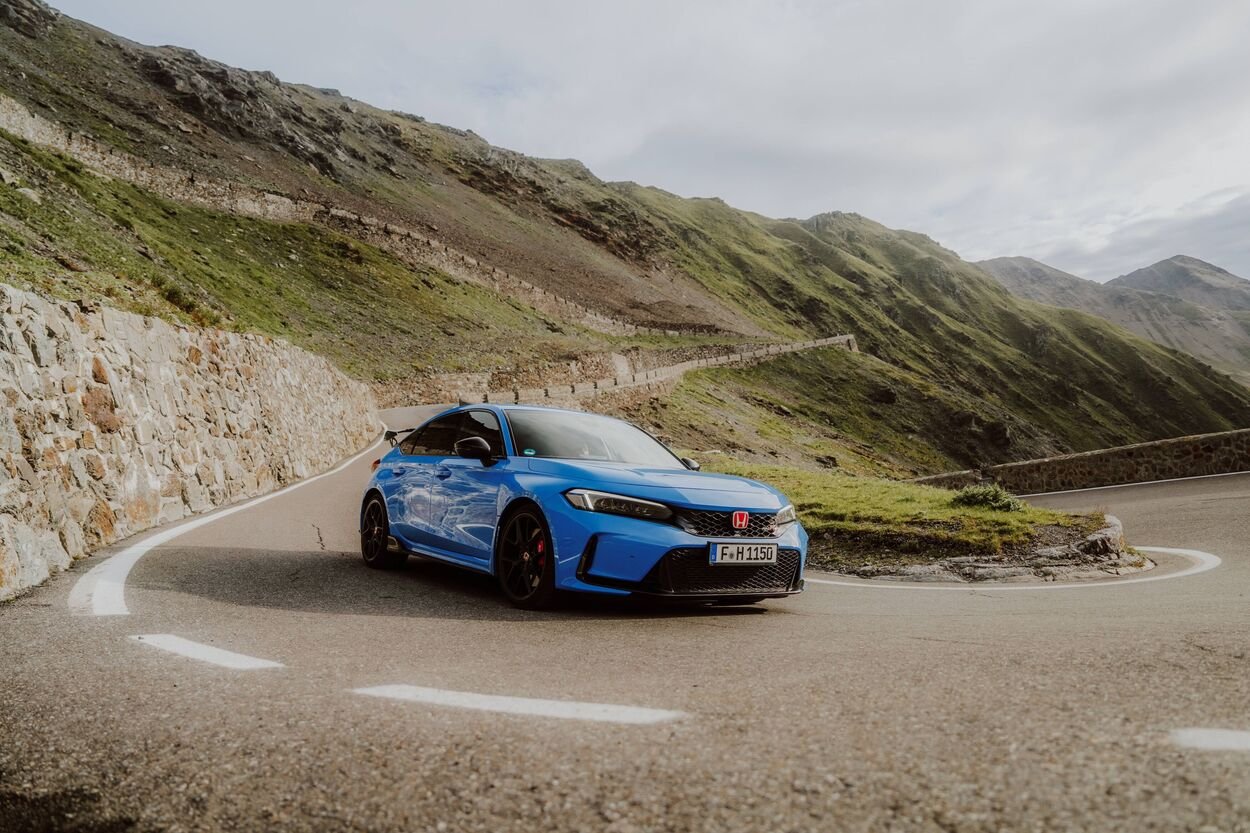 Driving roads in Europe mapped by Honda
