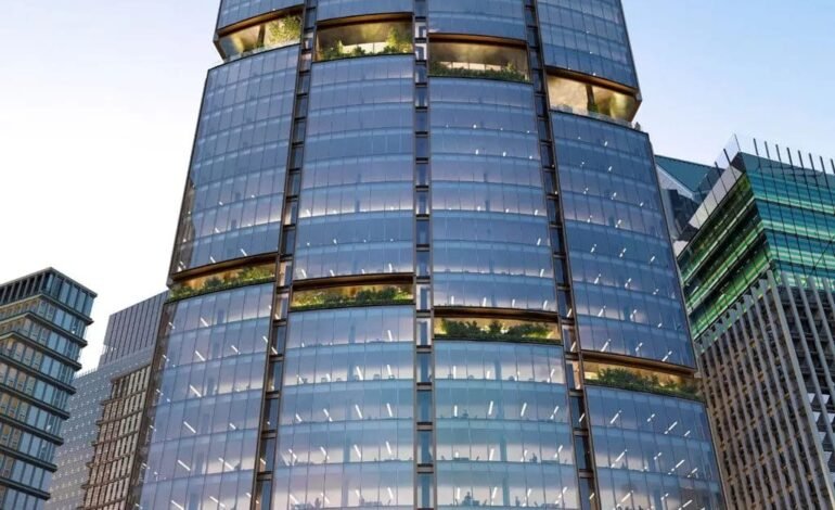 130 Fenchurch Street office tower approved in the City of London with Grade A office space and new public sky garden