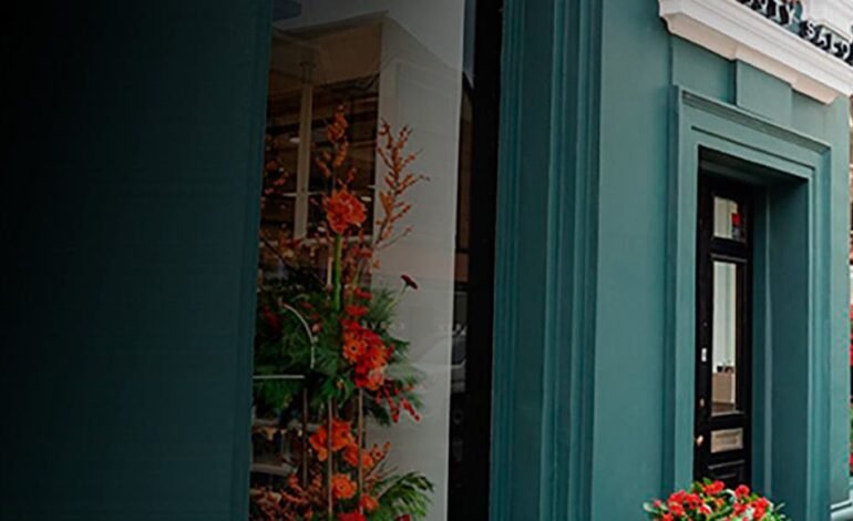 Backstage Chelsea salon exterior, UK flagship on King’s Road