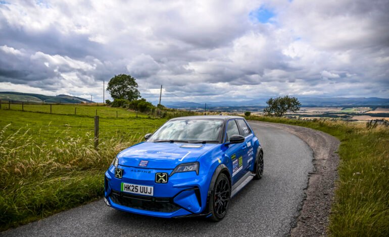 British duo takes on E-Rally Monte Carlo in Alpine A290