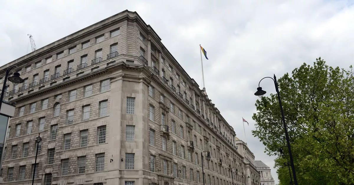 MI5 headquarters Thames House London, MI5 faces surge in terrorist investigations, UK national security building exterior, intelligence agency UK