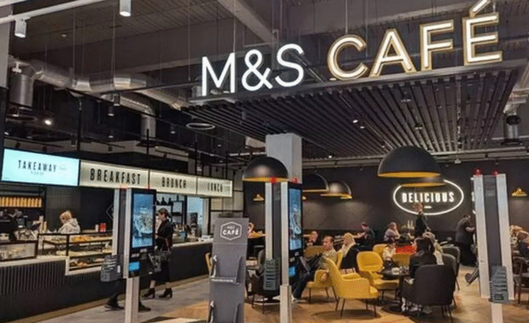 Marks & Spencer to close 11 cafés in smaller food shops