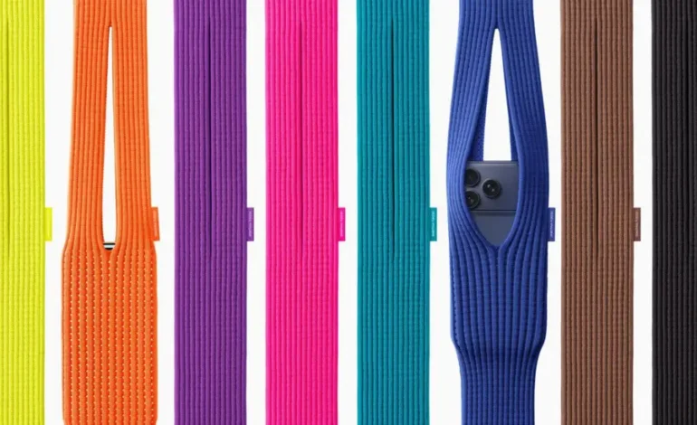 Apple iPhone Pocket £220 accessory range designed with Issey Miyake in multiple colours