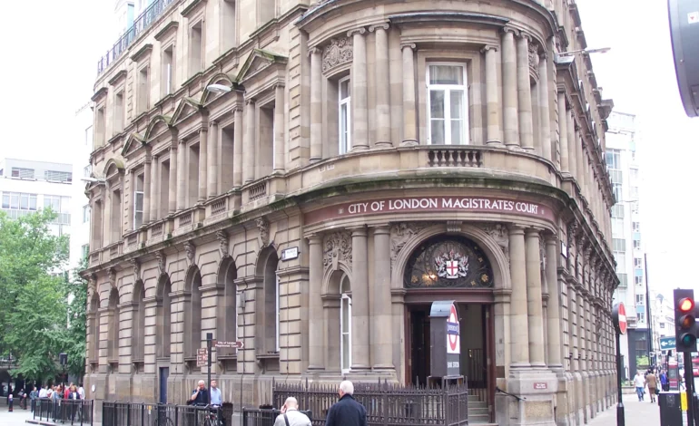 City of London Magistrates’ Court where illegal street collections case against We R Blighty was heard