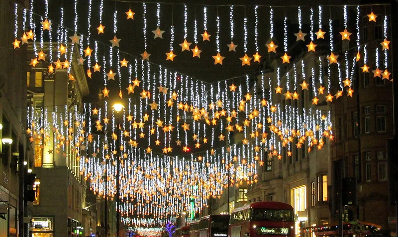 Oxford Street Christmas lights 2025 sparkle into life as Vanessa Williams starts London’s festive season