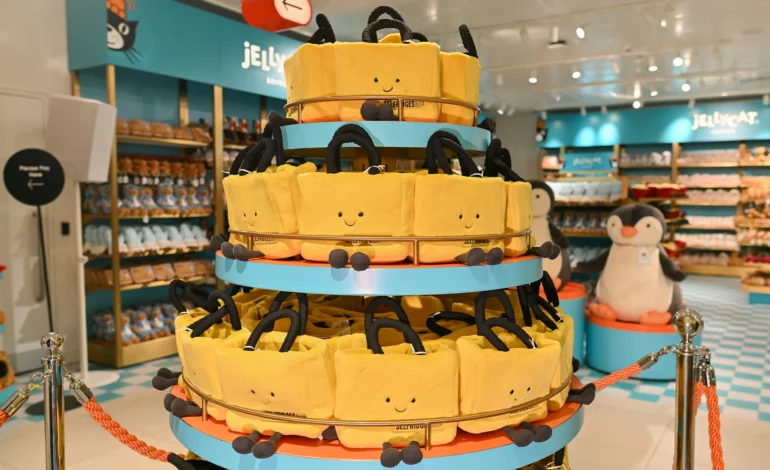 Selfridges celebrates 25 years with Jellycat and its iconic yellow bag