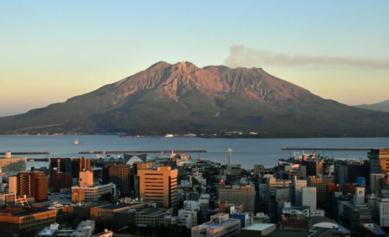 Sakurajima volcano in Japan erupts