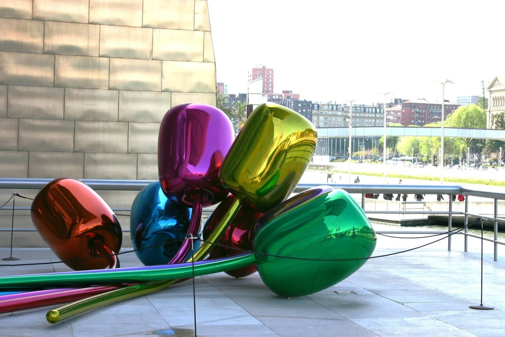 LR Image 8 Bilbao Metal Tulips at the Guggenheim