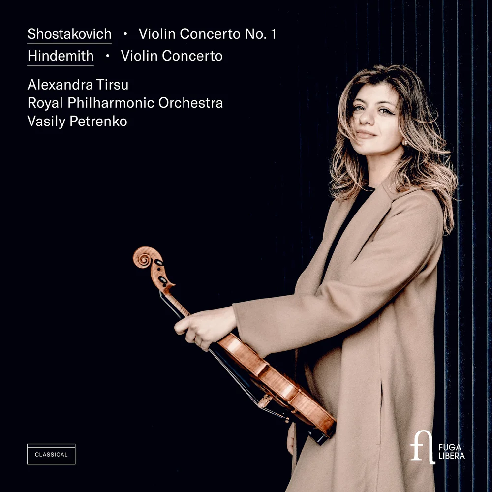 Album cover for Shostakovich and Hindemith: Violin Concertos