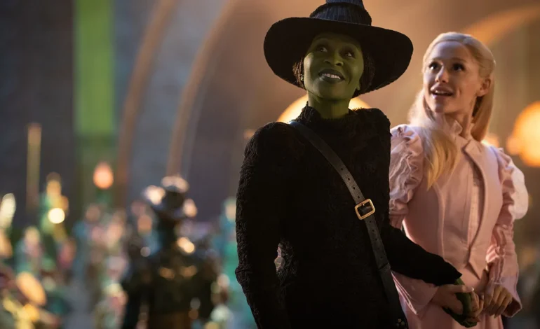 Wicked For Good film scene showing Elphaba and Glinda as the story takes a darker turn