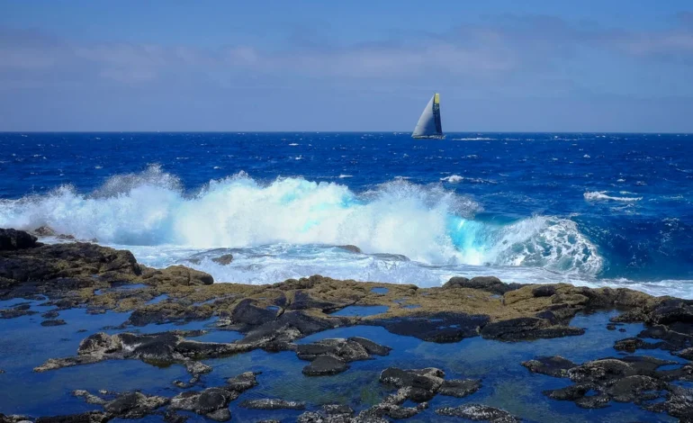 Los Charcones wave tragedy as powerful Atlantic waves crash against the rocky coastline in Lanzarote