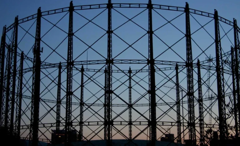 A Victorian gasholder may find new life as an open-air swimming pond