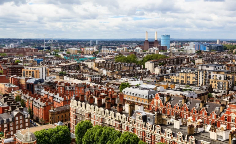 Westminster cityscape showing historic residential buildings and dense urban neighbourhoods affected by the Westminster Retrofit First policy on planning and redevelopment.