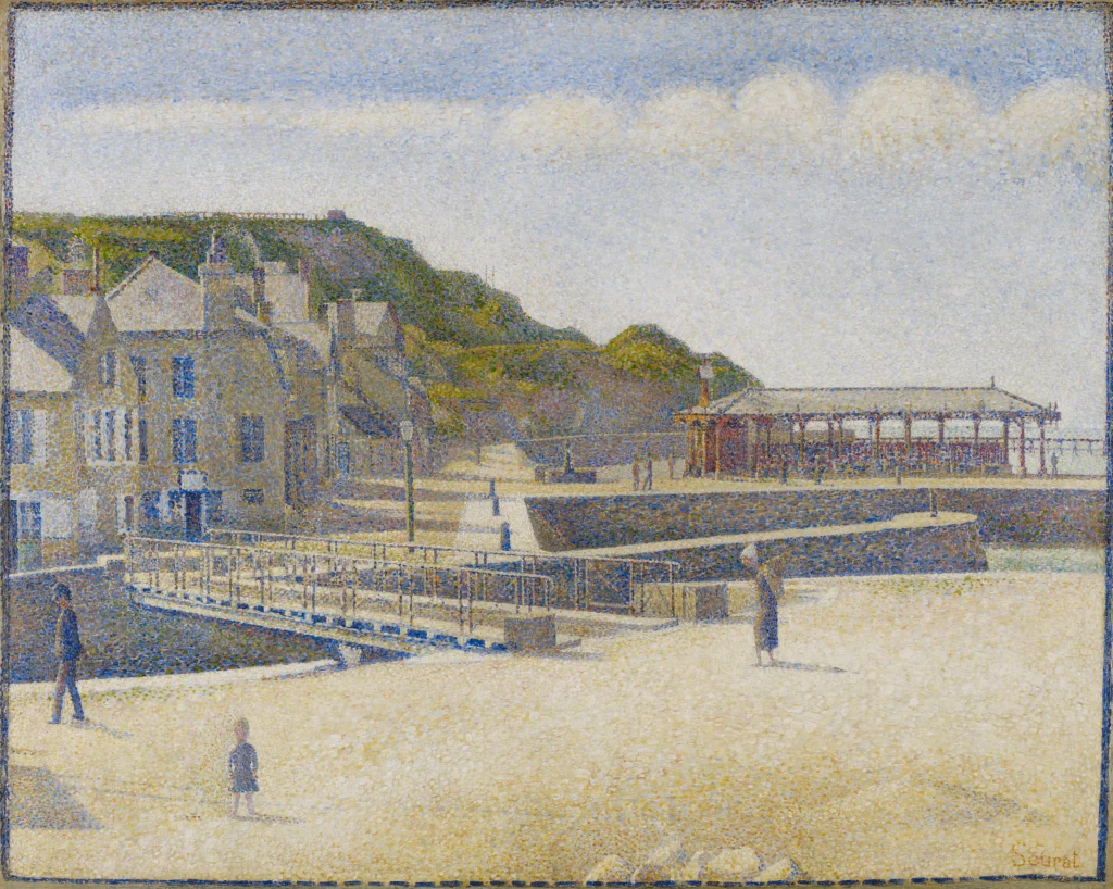 8. Seurat, Port en Bessin, 1888, lent by the Minneapolis Institute of Art, The William Hood Dunwoody Fund. Photo Minneapolis Institute of Art