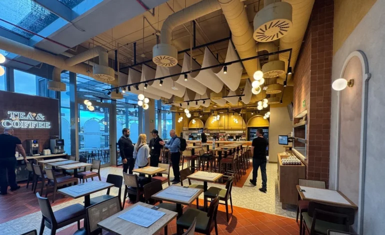 Interior of the first Wetherspoon pub in continental Europe at Alicante Elche Miguel Hernández Airport
