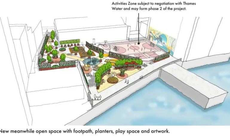 Plans for the Cremorne Wharf jetty
