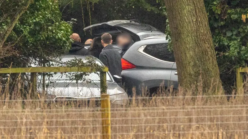 Police officers were seen near Sandringham Estate following confirmation of Andrew Mountbatten Windsor’s arrest.