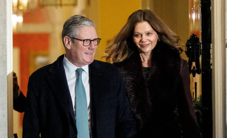 Sir Keir Starmer and Lady Starmer during Starmer family Jewish heritage visit context