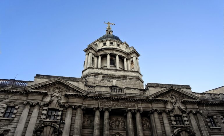 The Old Bailey court in London, where the Old Bailey prom threat trial involving alleged extremist material is being heard