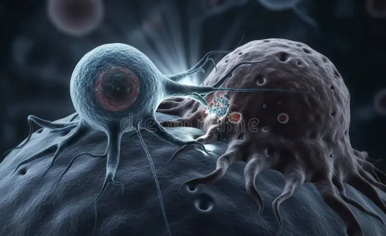 Cancer immunotherapy trial shows immune cells attacking tumours in early clinical research