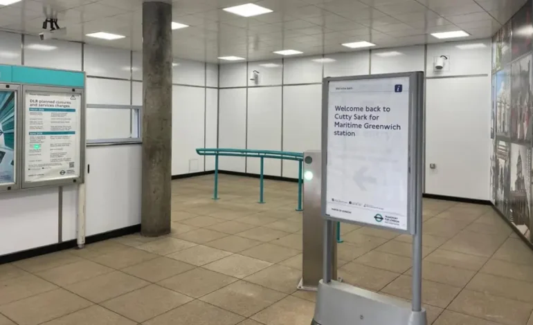 Cutty Sark station reopens with new escalators and lift improving access for DLR passengers.jpg