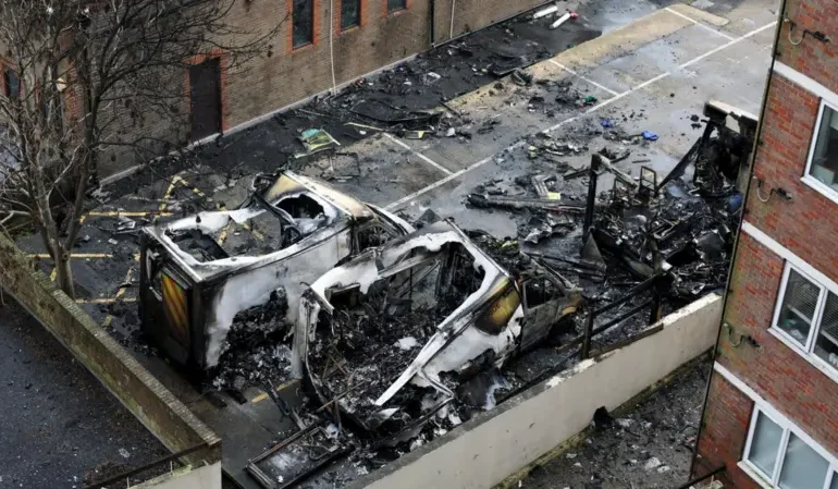 Golders Green ambulances destroyed in suspected antisemitic arson attack