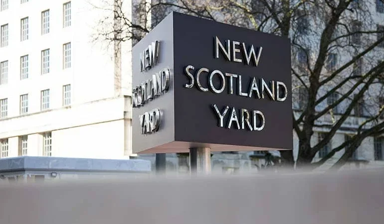New Scotland Yard building amid debate over Met police trust in London