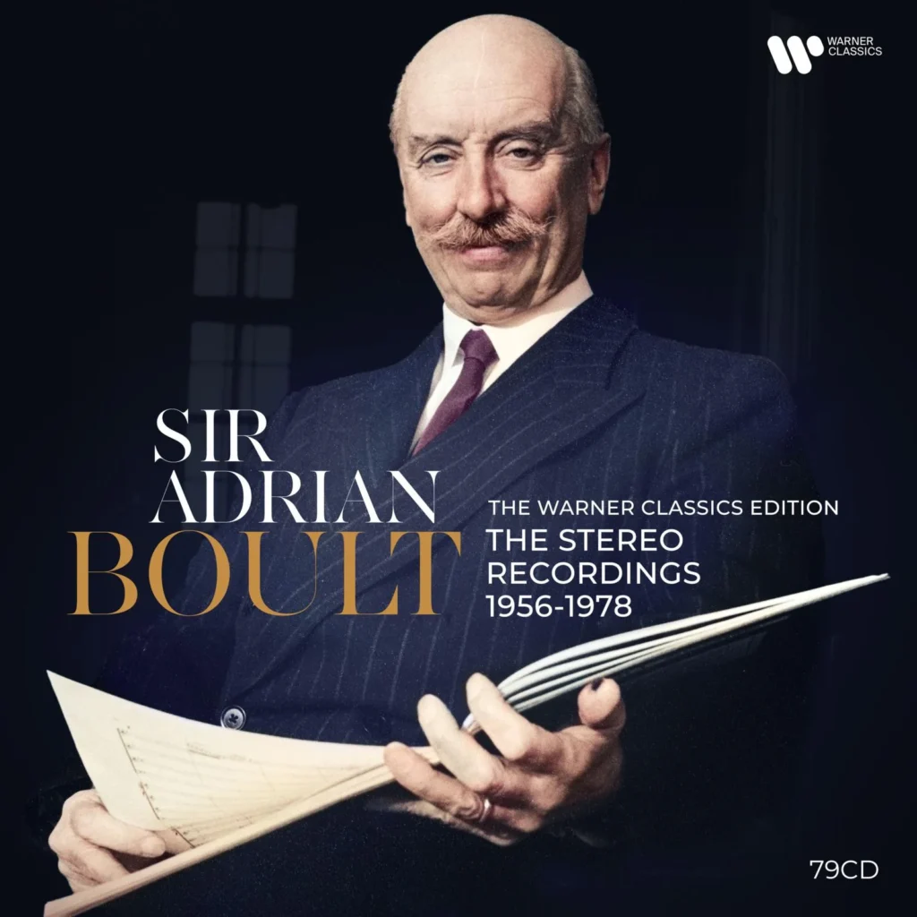 Sir Adrian Boult, whose recordings from 1956 to 1978 are gathered in a major Warner Classics box set.