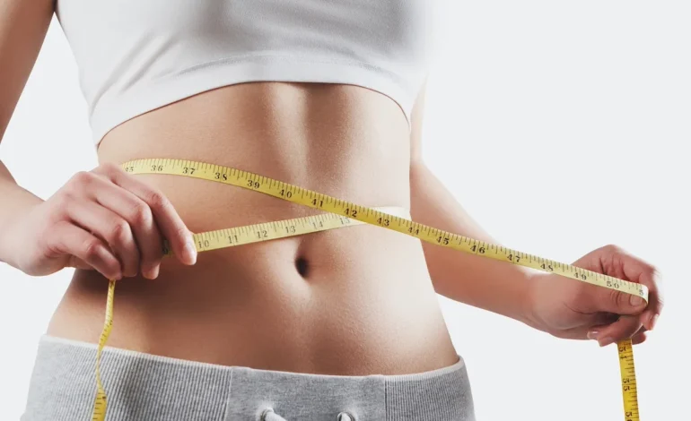 Tirzepatide weight loss after menopause shown by measuring waist with tape measure