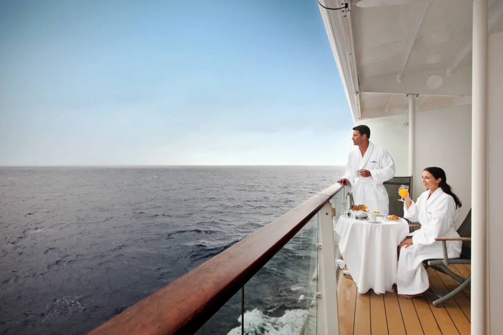 Wedding breakfast in your cabin