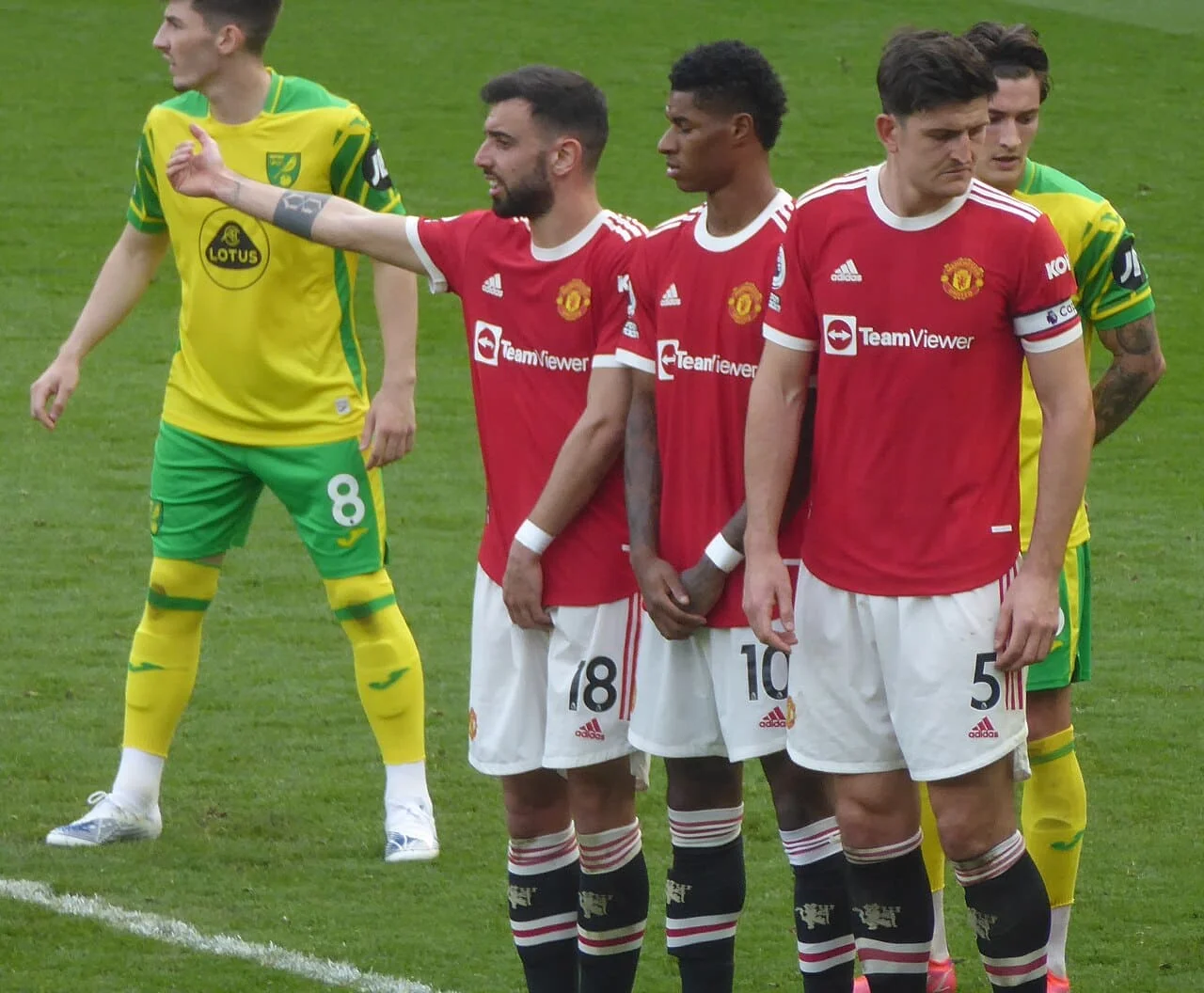 webp Maguire, Rashford, and Fernandes in a wall against Norwich