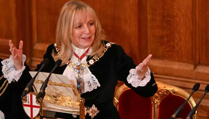 Lady Mayor City banquet Susan Langley speech London Guildhall