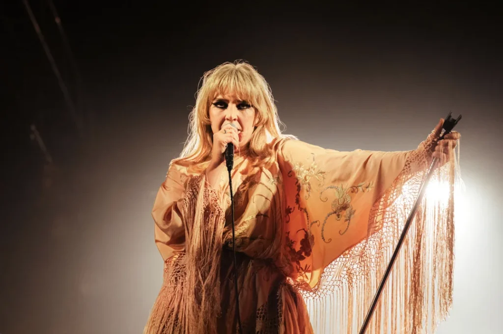 Rebecca Lucy Taylor as Maggie performing in Teeth ’n’ Smiles at the Duke of York’s Theatre, London. (1)