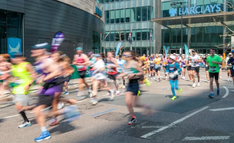 london marathon runners