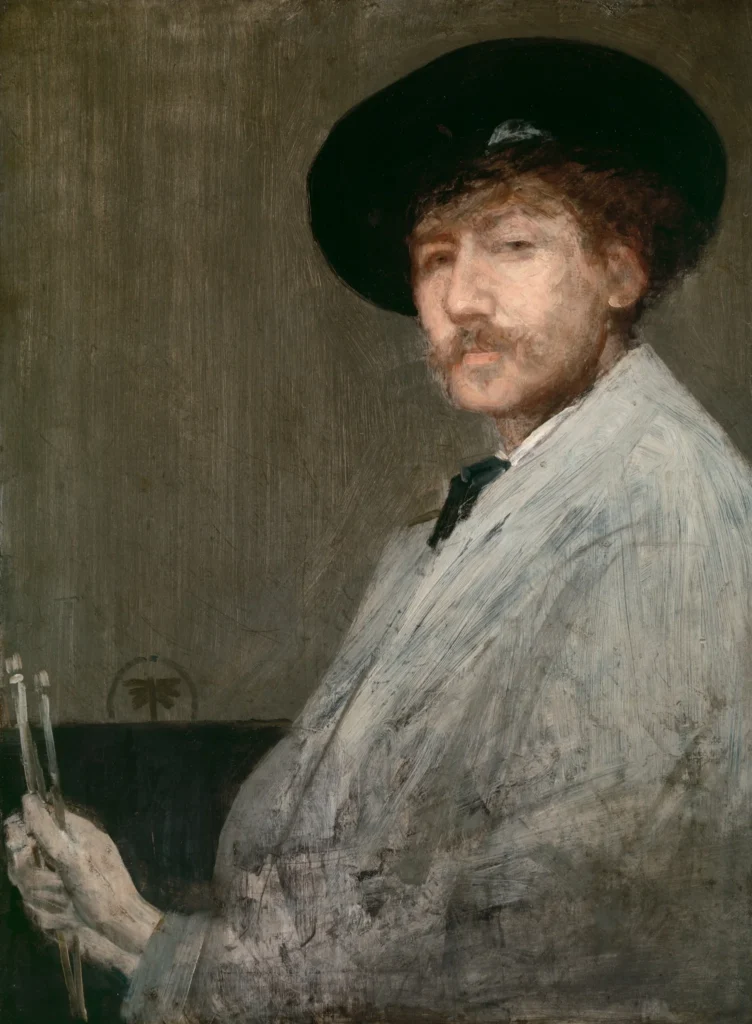Arrangement in Grey, Portrait of the Painter, James McNeill Whistler, 1872. Detroit Institute of Arts. [Image Credit Detroit Institute of Arts]