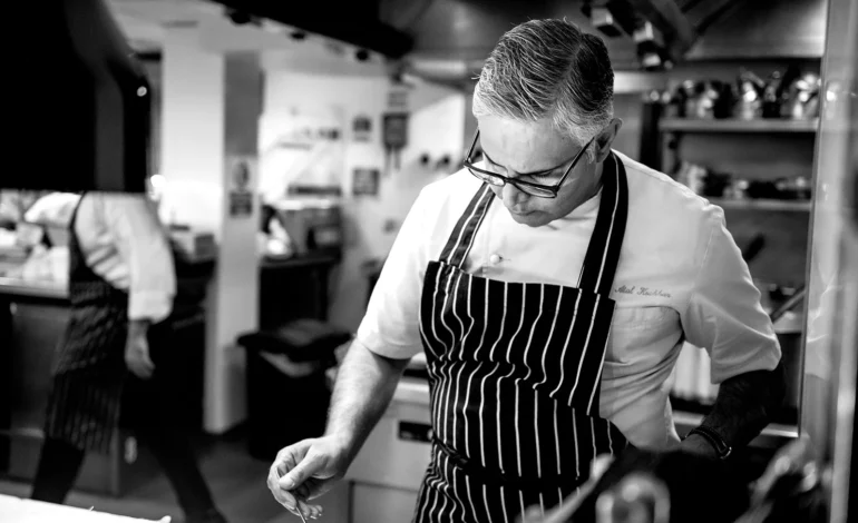 Atul Kochhar at work in the kitchen at Kanishka, his Mayfair Indian restaurant