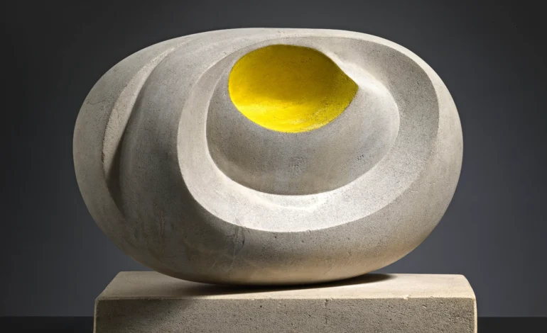 Barbara Hepworth, Eidos, 1947, Courtauld Gallery, Barbara Hepworth colour exhibition London