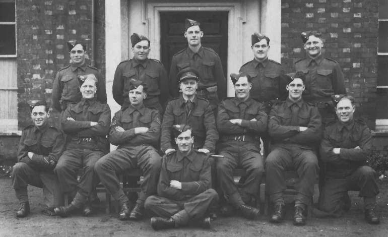 Lieutenant Peter Weaver with the East Dorset Scout Section at Chestnut House Blandford SAS Rogue