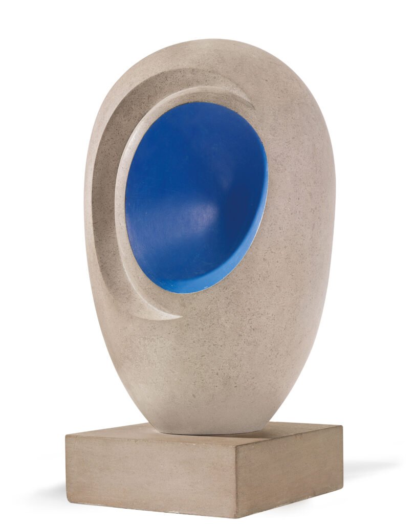 Sculpture with Colour (Eos), 1946. The intense blue at its heart is the colour of a Cornish morning.