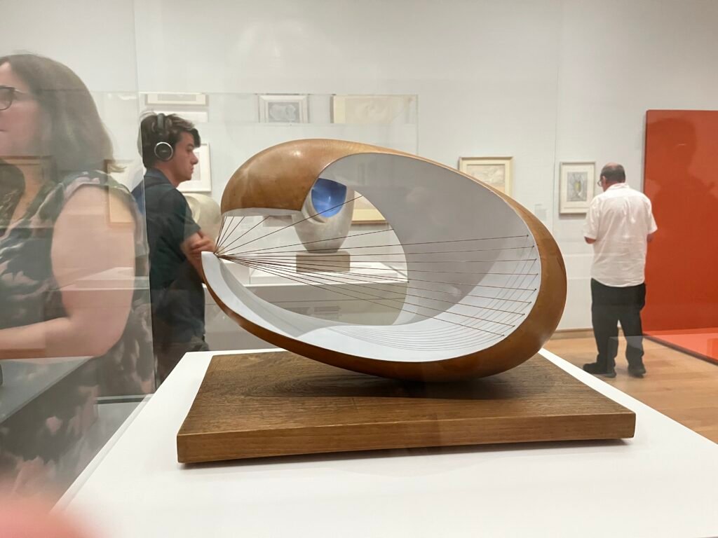 Wave, 1943 44, at the Courtauld. The pale blue interior has faded almost entirely to white.