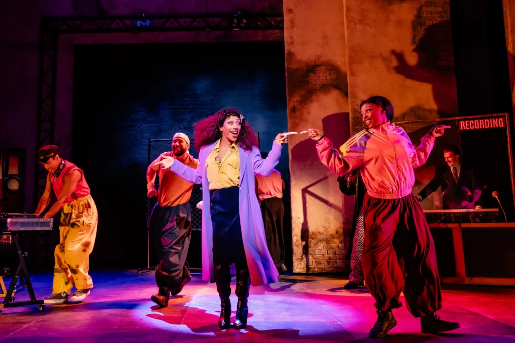 Alexandra Burke as Chaka Khan & cast