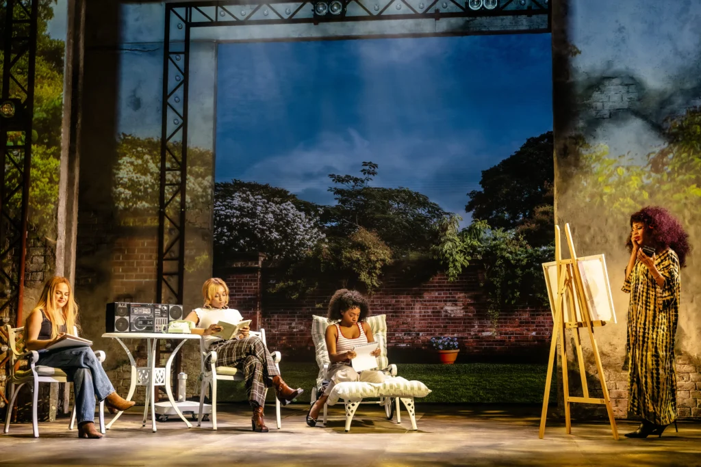L R Sophie Earl, Chanice Alexander Burnett, Paige Peddie & Alexandra Burke