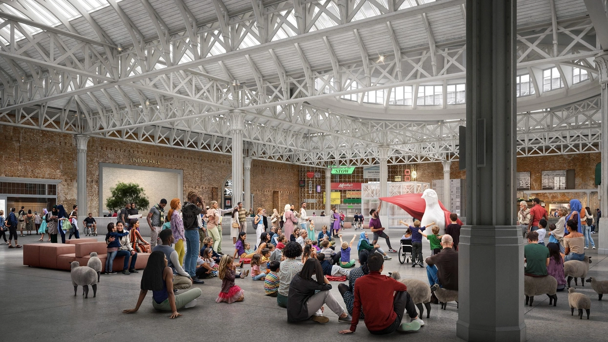 London Museum's new General Market galleries at Smithfield ahead of the 28 November opening