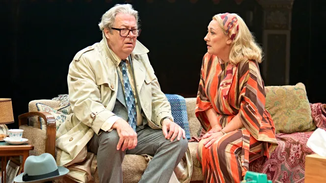 Roger Allam and Dorothy Atkinson in How the Other Half Loves at the Old Vic