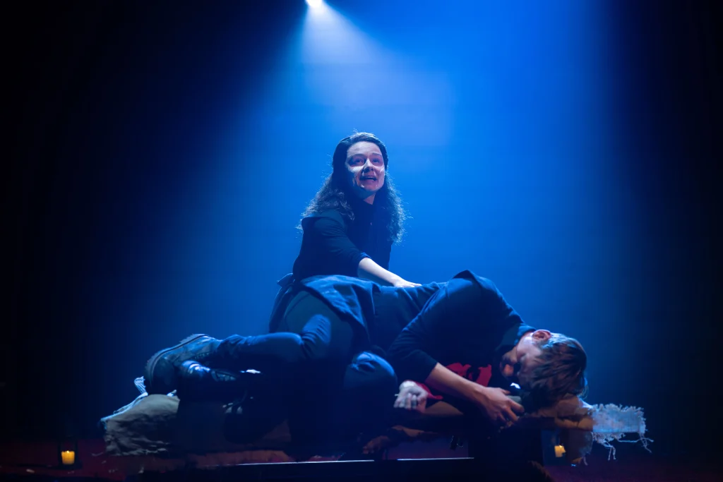 Bethan Louise Honer (Young Bertrande) and Dan Hand (Young Martin) i